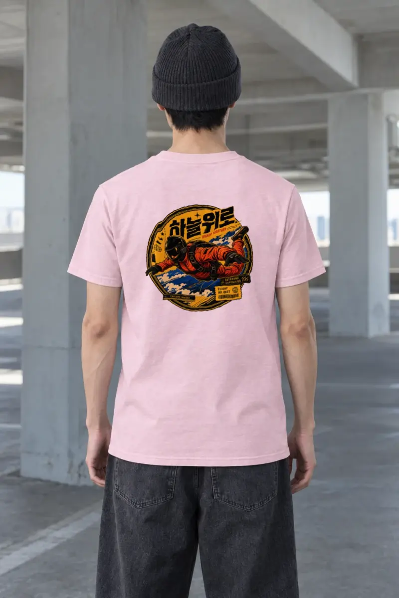 "Skybound Expedition" Heavyweight Unisex Crewneck T-shirt