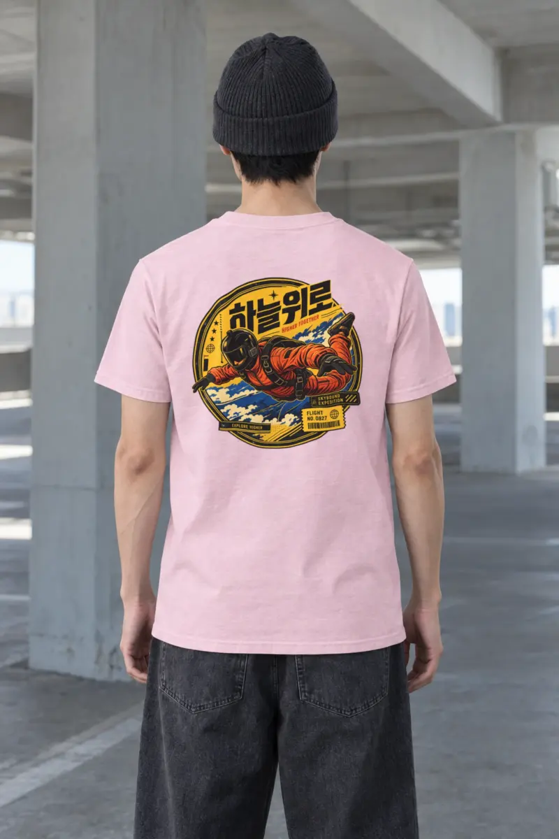 "Skybound Expedition" Heavyweight Unisex Crewneck T-shirt