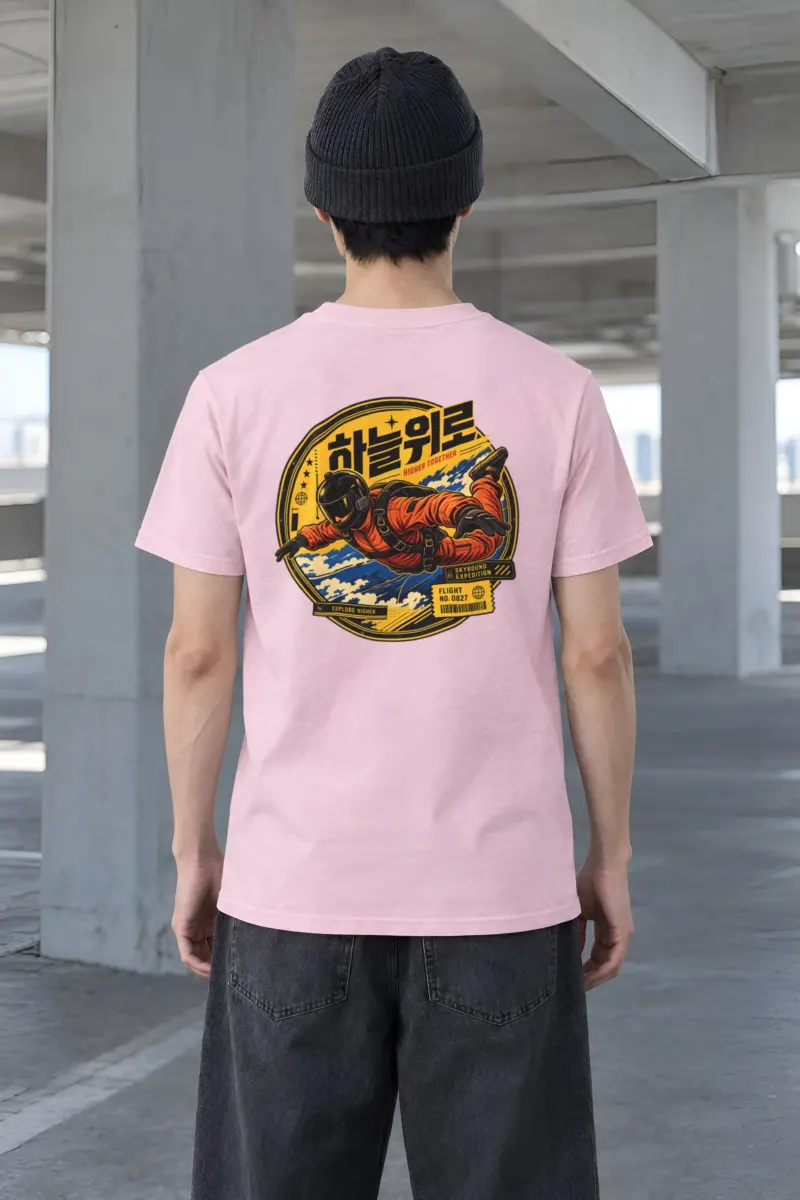 "Skybound Expedition" Heavyweight Unisex Crewneck T-shirt