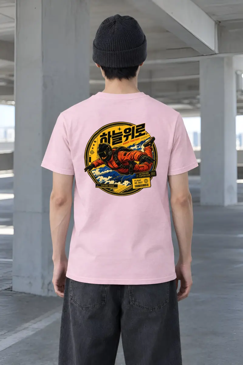"Skybound Expedition" Heavyweight Unisex Crewneck T-shirt