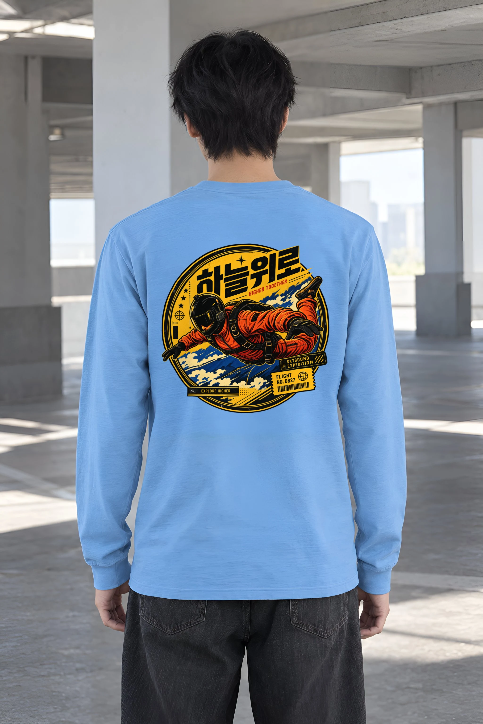"Skybound Expedition" Unisex Longsleeve T-shirt