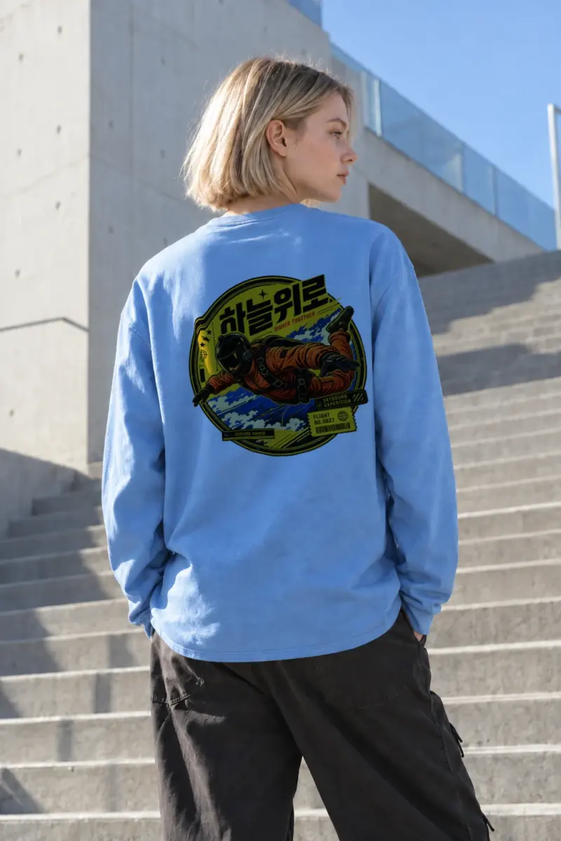"Skybound Expedition" Unisex Longsleeve T-shirt | Gildan 2400
