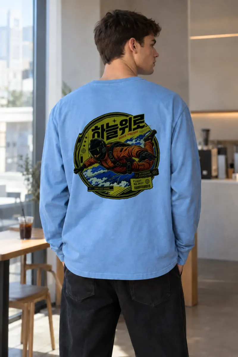 "Skybound Expedition" Unisex Longsleeve T-shirt | Gildan 2400