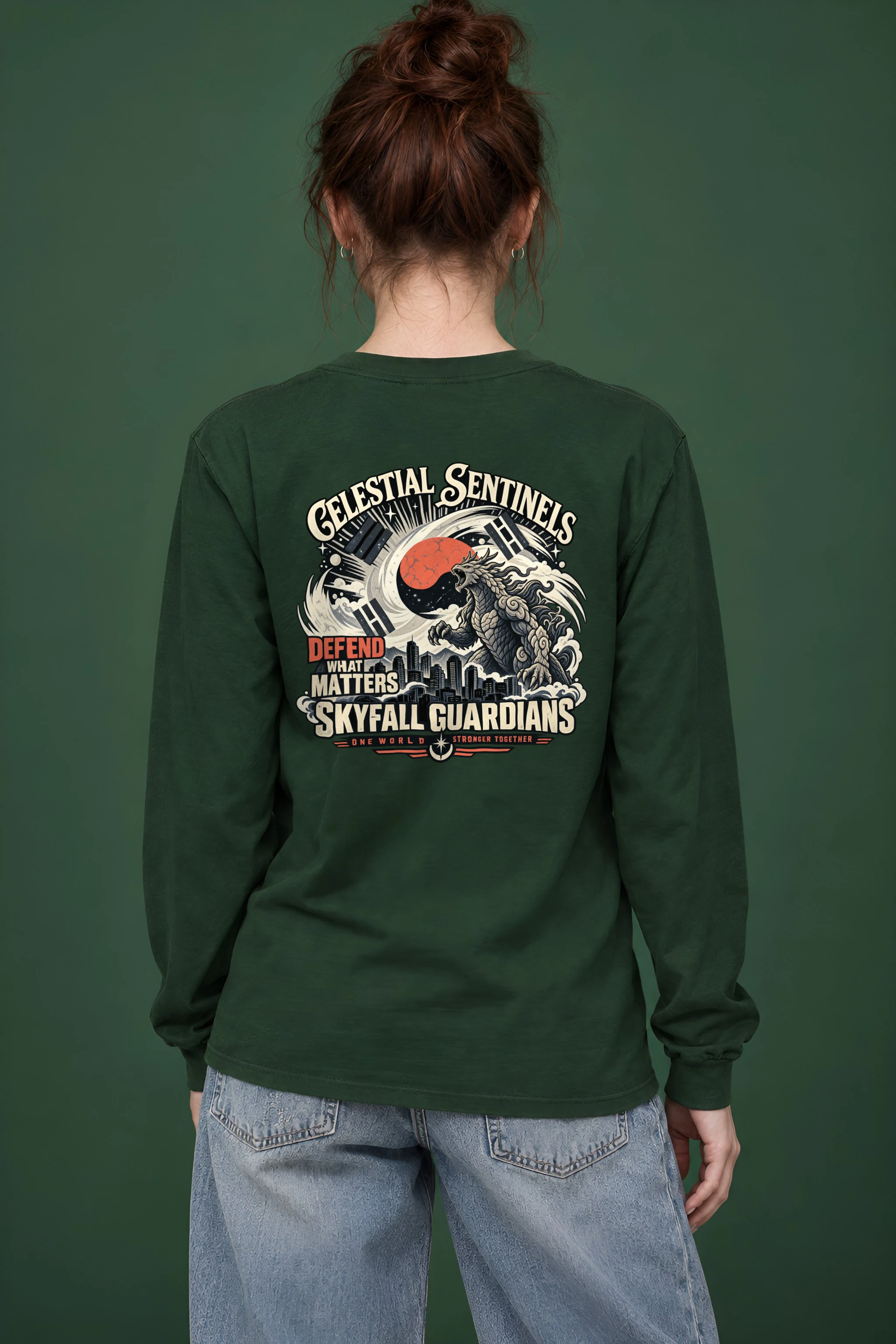 "Skyfall Guardians" Unisex Longsleeve T-shirt