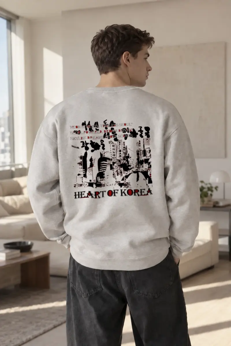 "Skyline Dreams" Heavy Blend Unisex Crewneck Sweatshirt | Gildan 18000
