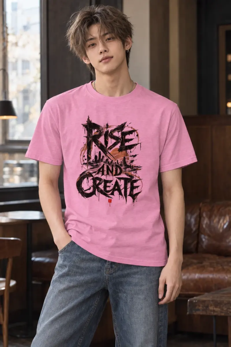 "Skyline Manifest" Heavyweight Unisex Crewneck T-shirt