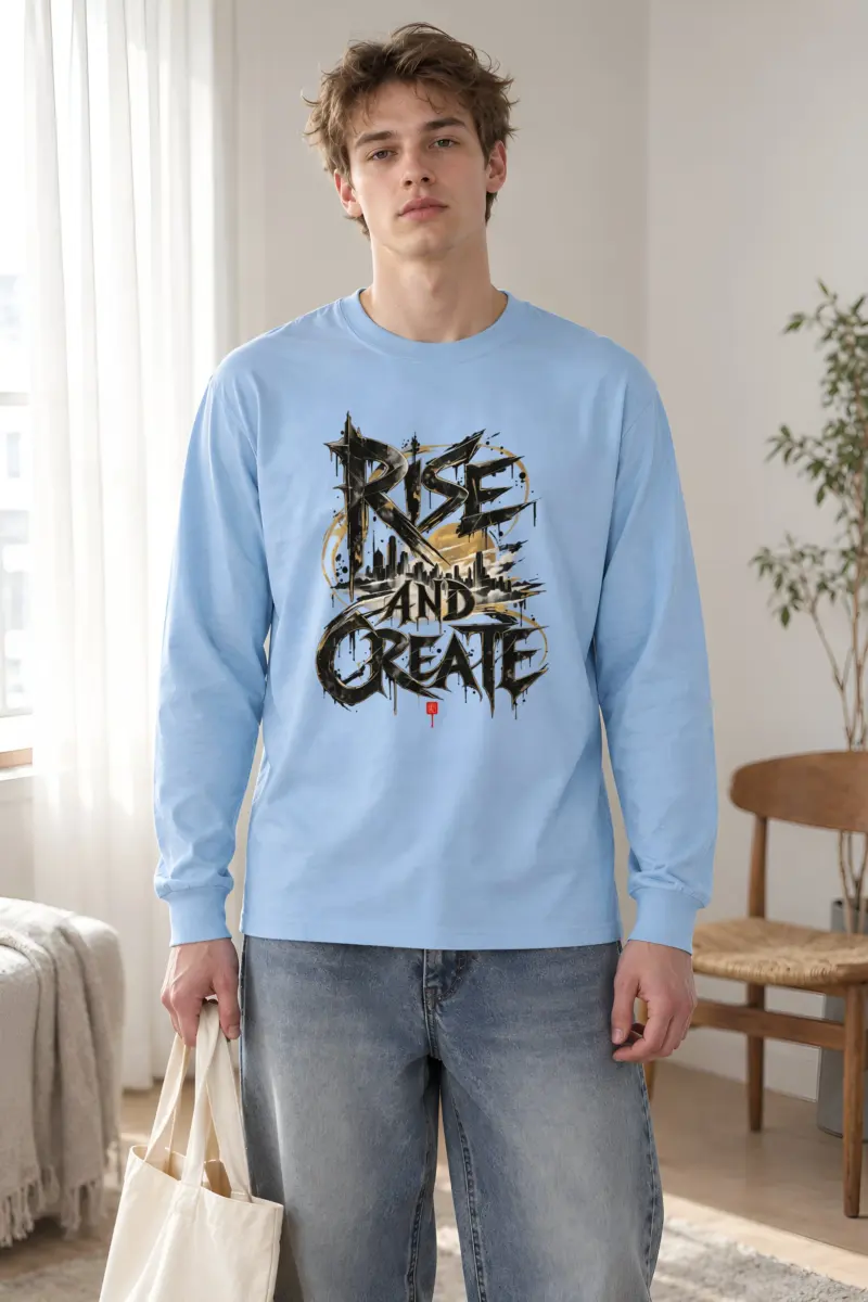 "Skyline Script" Unisex Longsleeve T-shirt