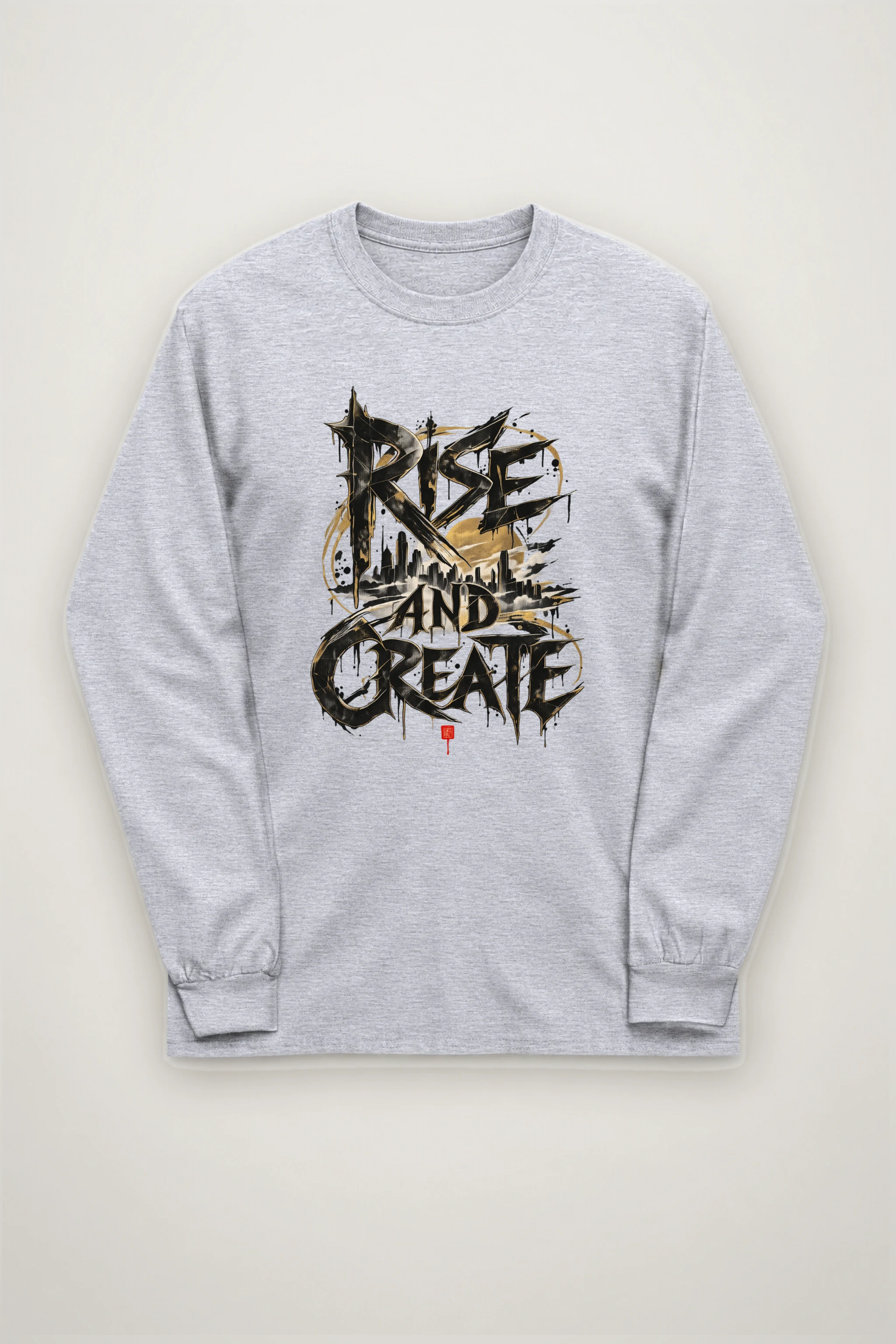 "Skyline Script" Unisex Longsleeve T-shirt