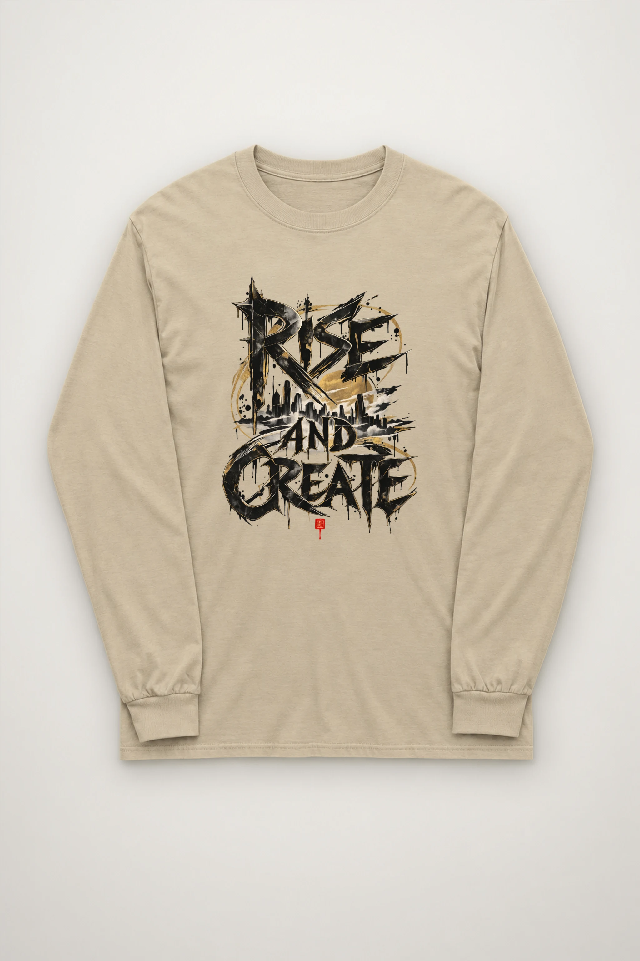 "Skyline Script" Unisex Longsleeve T-shirt