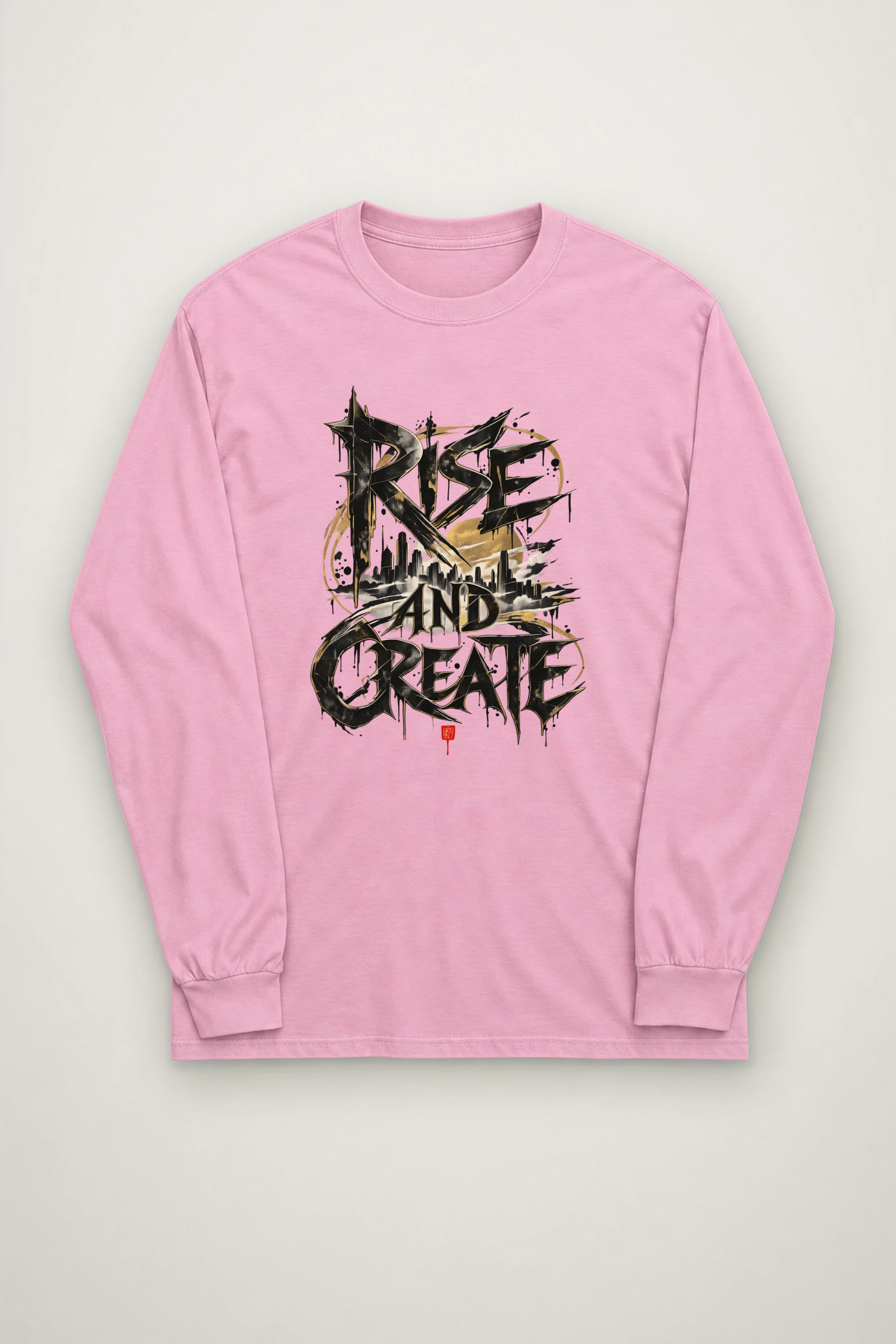 "Skyline Script" Unisex Longsleeve T-shirt