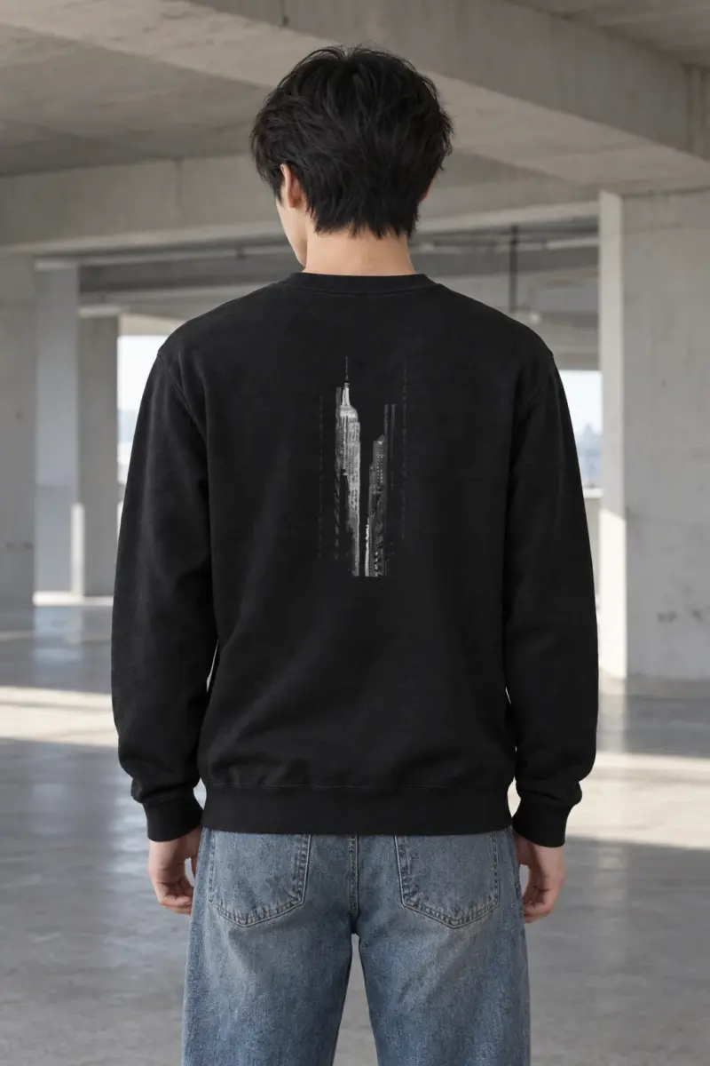 "Skyscraper Frame" Heavy Blend Unisex Crewneck Sweatshirt