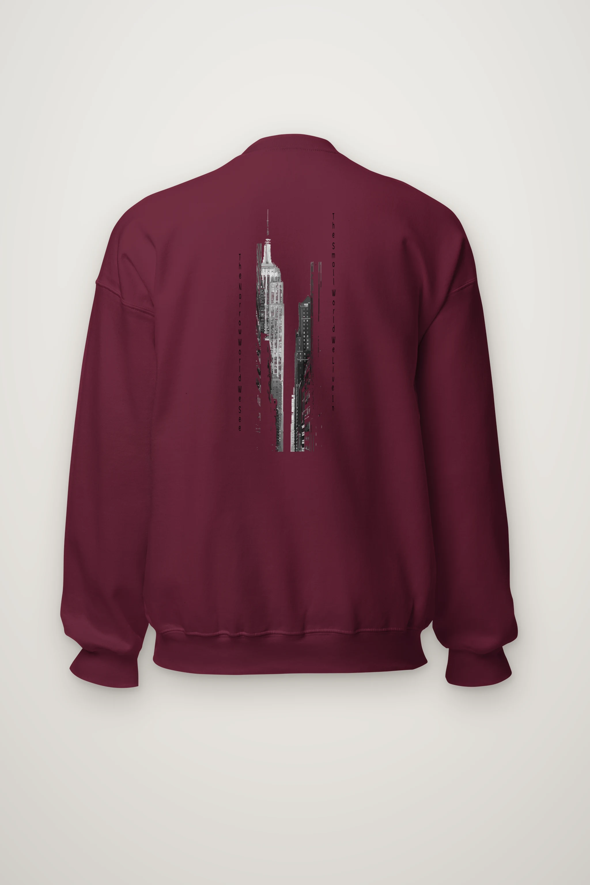 "Skyscraper Frame" Heavy Blend Unisex Crewneck Sweatshirt