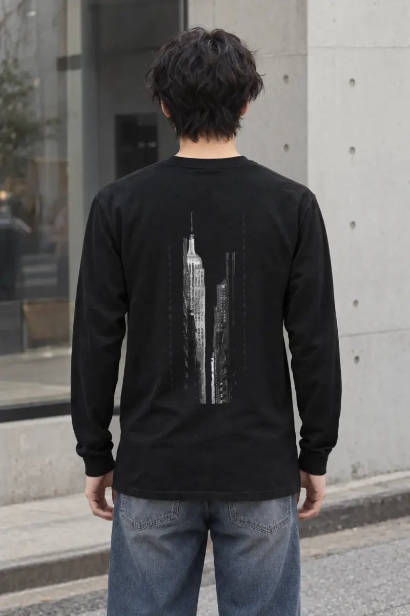 "Skyscraper Frame" Unisex Longsleeve T-shirt