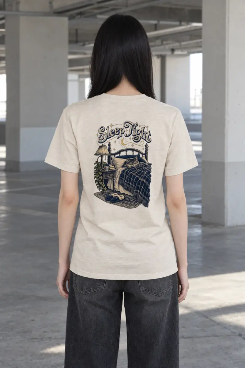 "Sleep Tight" Heavyweight Unisex Crewneck T-shirt