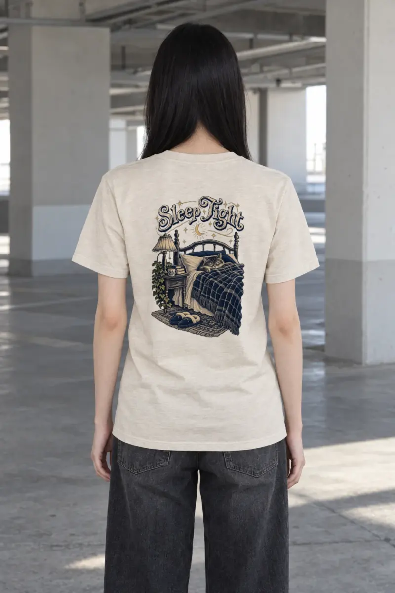 "Sleep Tight" Heavyweight Unisex Crewneck T-shirt