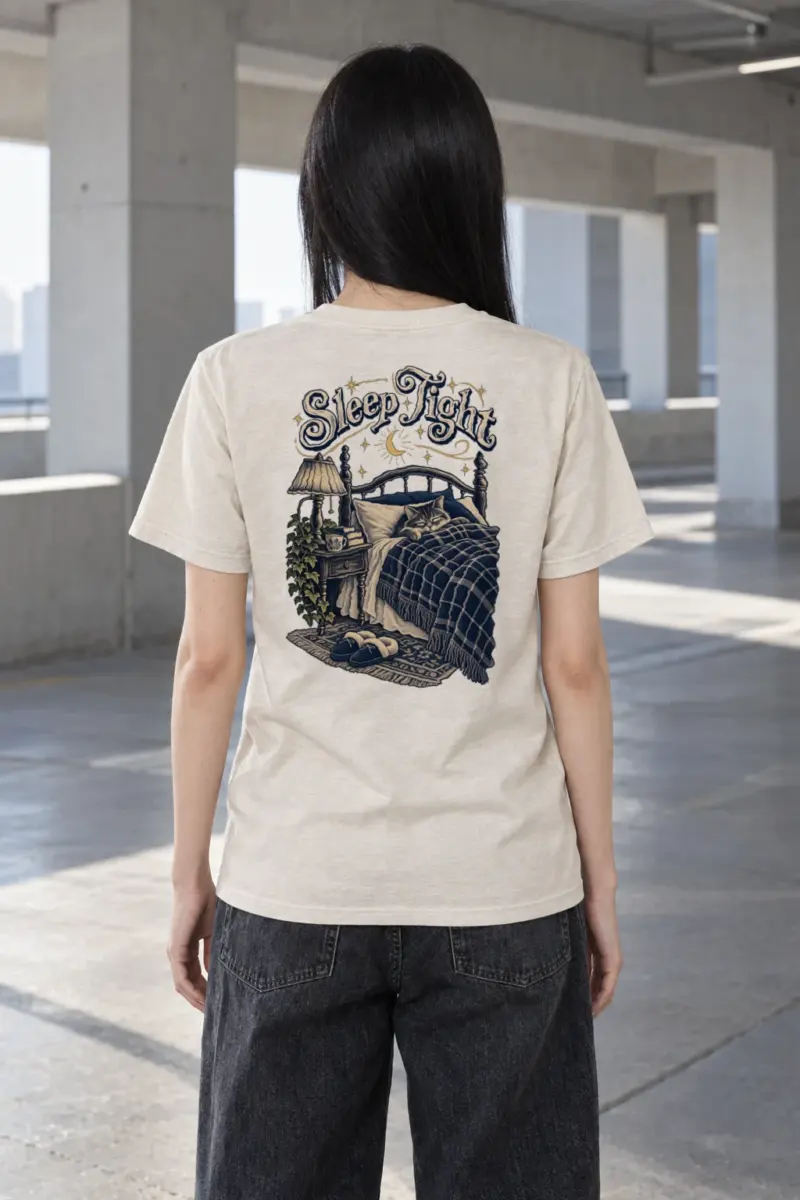 "Sleep Tight" Heavyweight Unisex Crewneck T-shirt