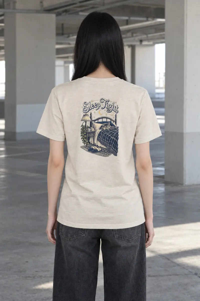 "Sleep Tight" Heavyweight Unisex Crewneck T-shirt