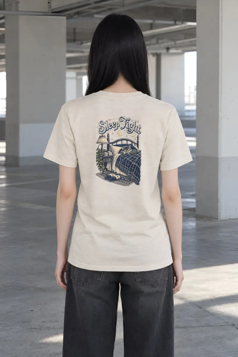 "Sleep Tight" Heavyweight Unisex Crewneck T-shirt