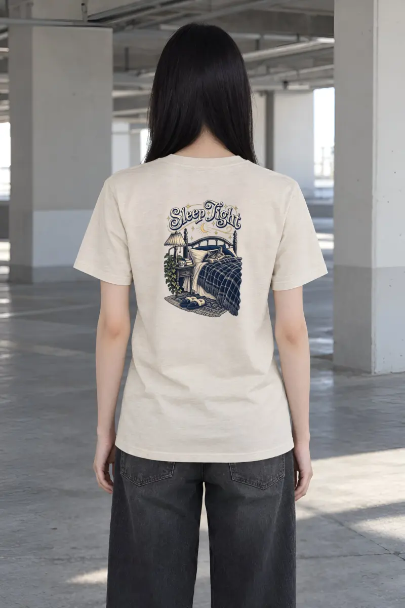 "Sleep Tight" Heavyweight Unisex Crewneck T-shirt
