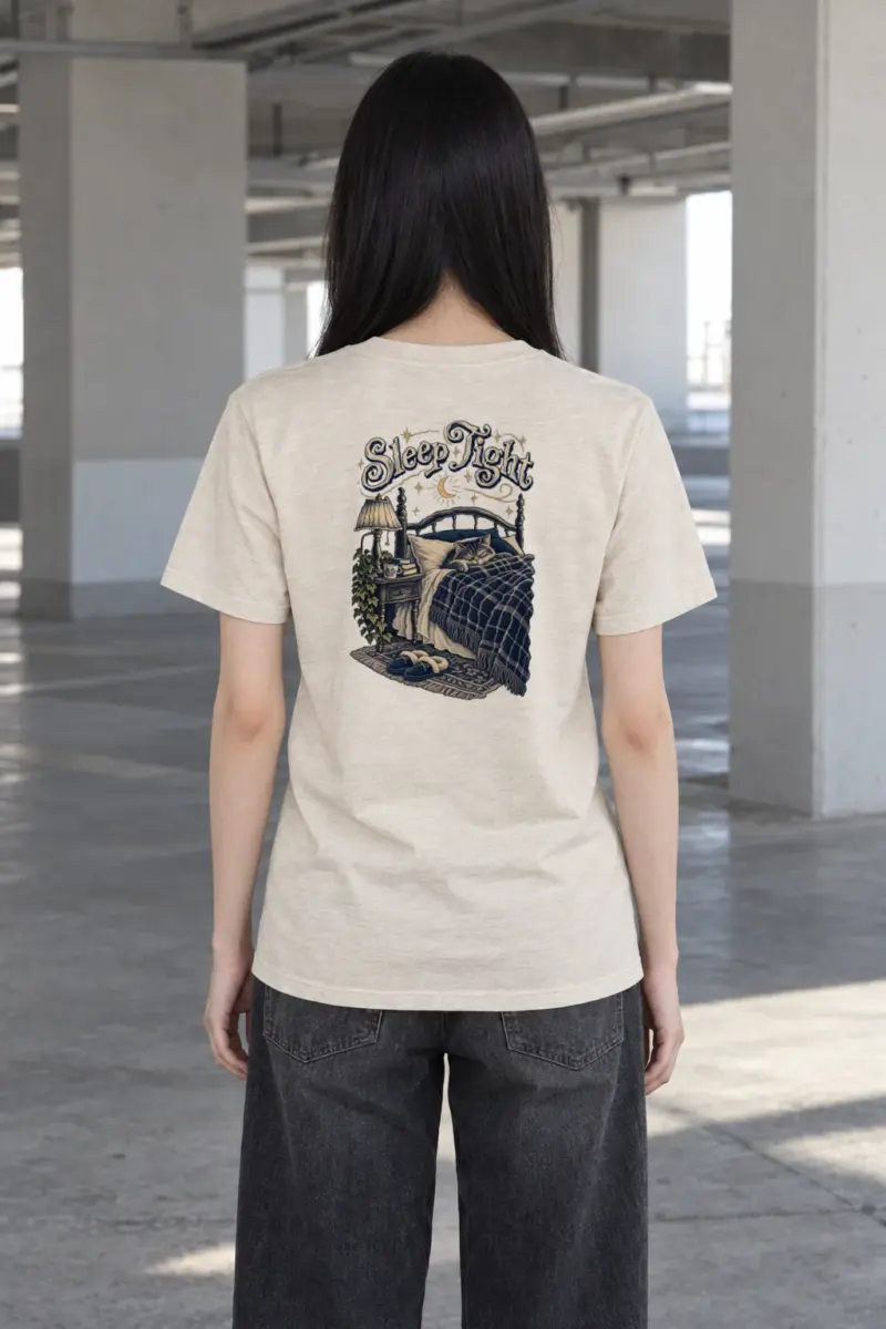 "Sleep Tight" Heavyweight Unisex Crewneck T-shirt
