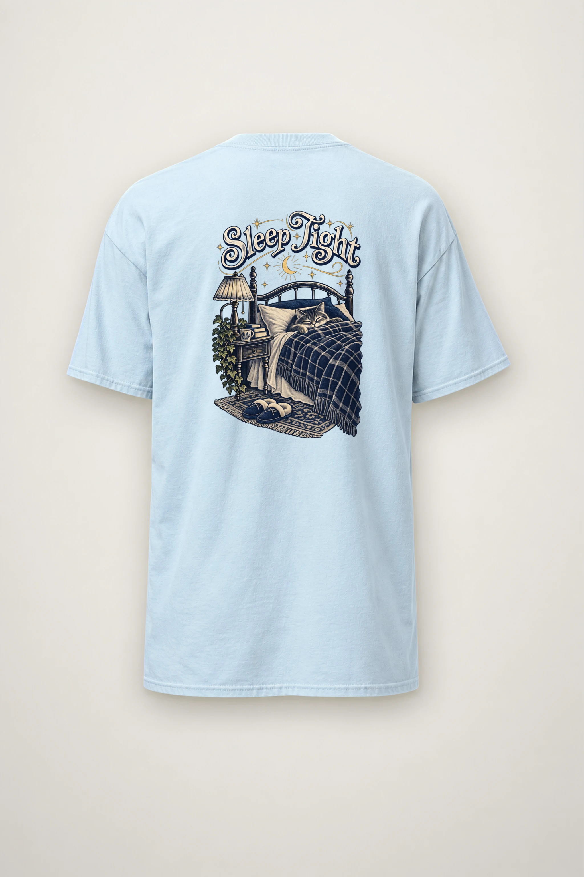 "Sleep Tight" Heavyweight Unisex Crewneck T-shirt