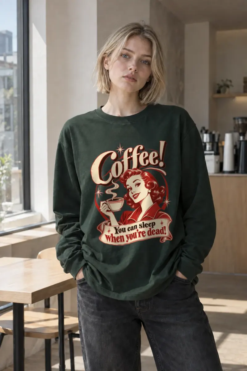 "Sleep When You're Dead" Unisex Longsleeve T-shirt | Gildan 2400