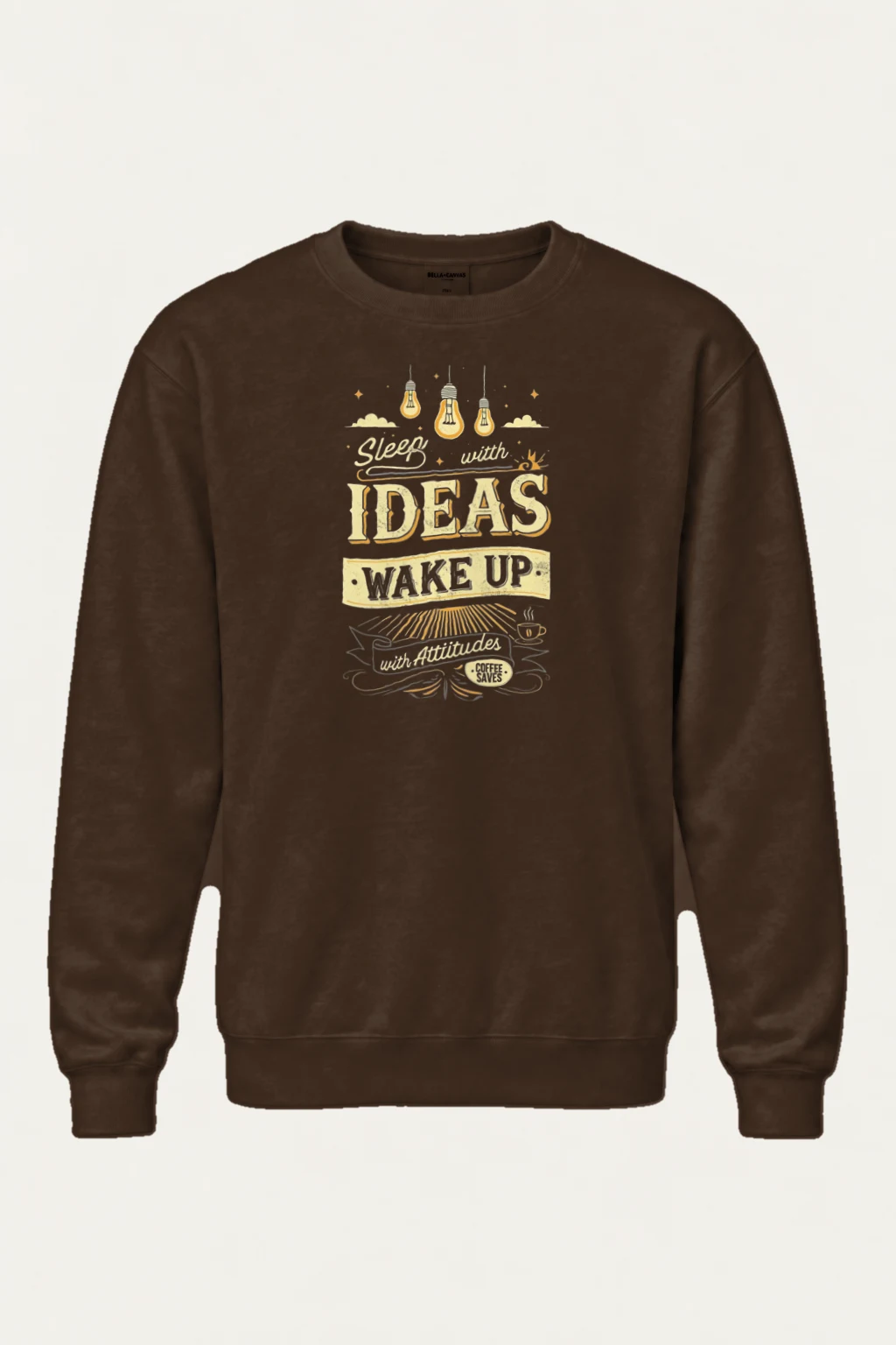"Sleep With Ideas" Heavy Blend Unisex Crewneck Sweatshirt | Gildan 18000