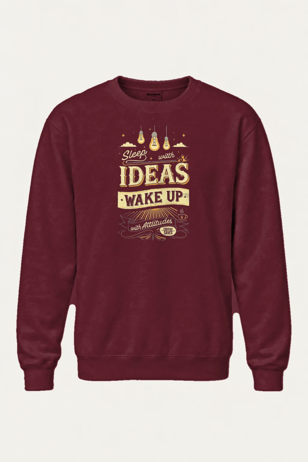 "Sleep With Ideas" Heavy Blend Unisex Crewneck Sweatshirt | Gildan 18000