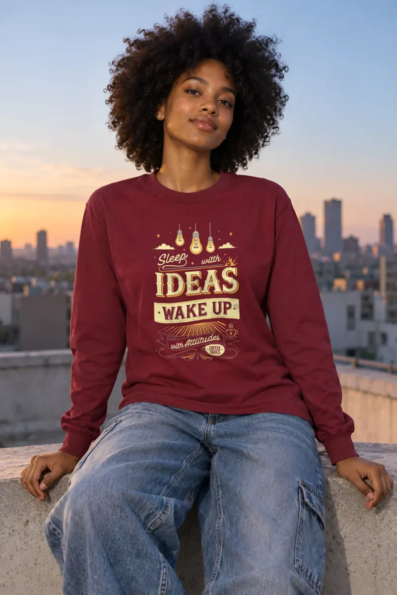 "Sleep With Ideas" Unisex Longsleeve T-shirt