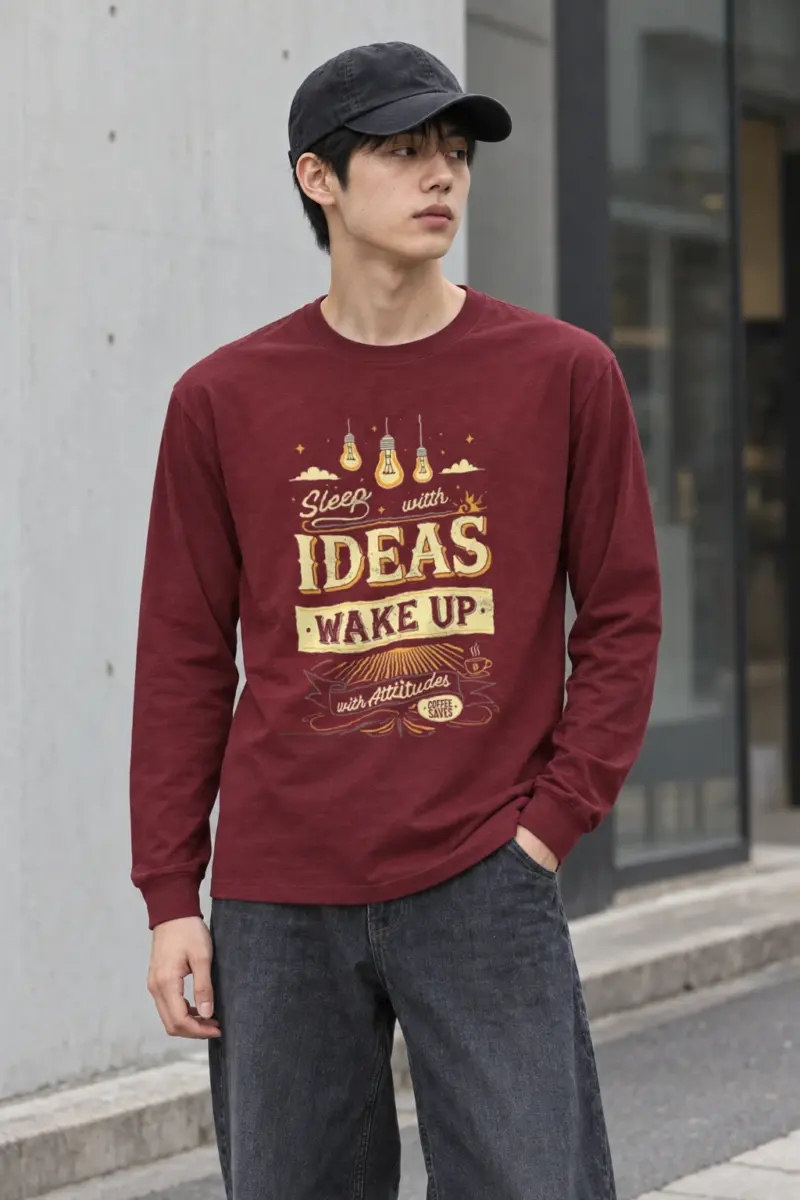 "Sleep With Ideas" Unisex Longsleeve T-shirt