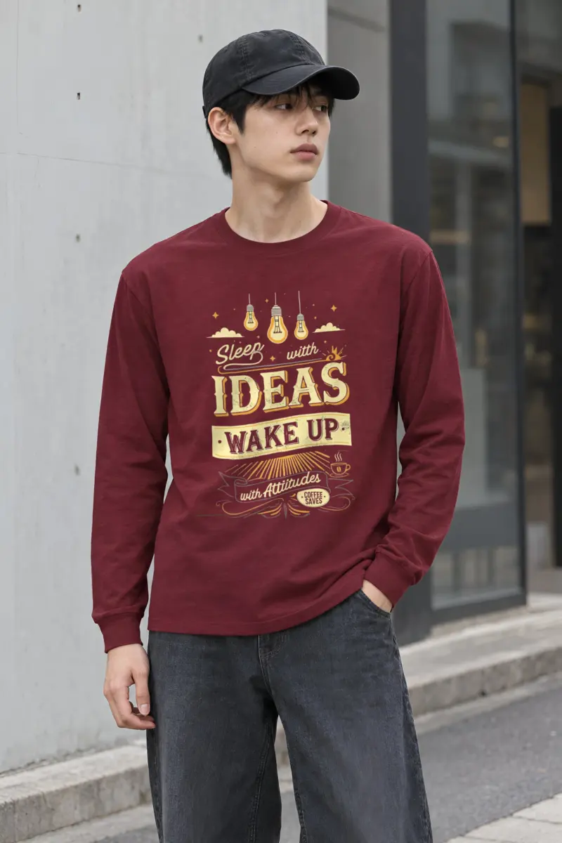 "Sleep With Ideas" Unisex Longsleeve T-shirt