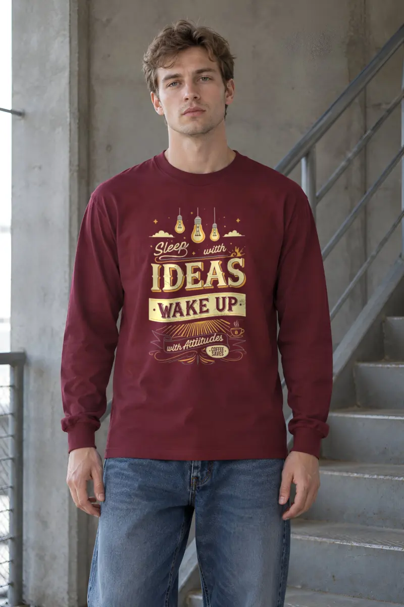 "Sleep With Ideas" Unisex Longsleeve T-shirt