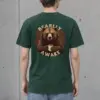 "Sleepy Coffee Bear" Heavyweight Unisex Crewneck T-shirt