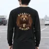 "Sleepy Coffee Bear" Unisex Longsleeve T-shirt