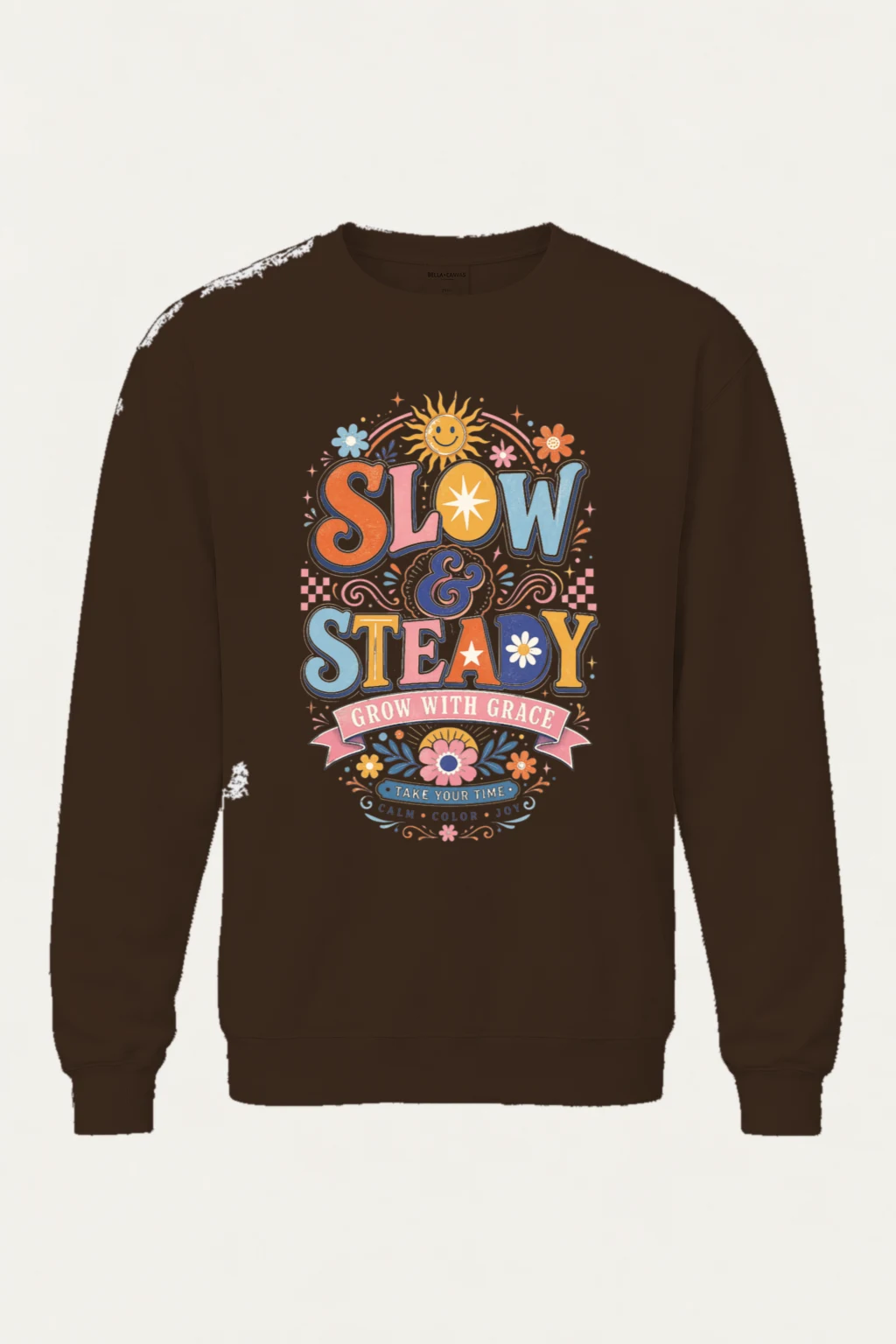 "Slow And Steady" Heavy Blend Unisex Crewneck Sweatshirt | Gildan 18000