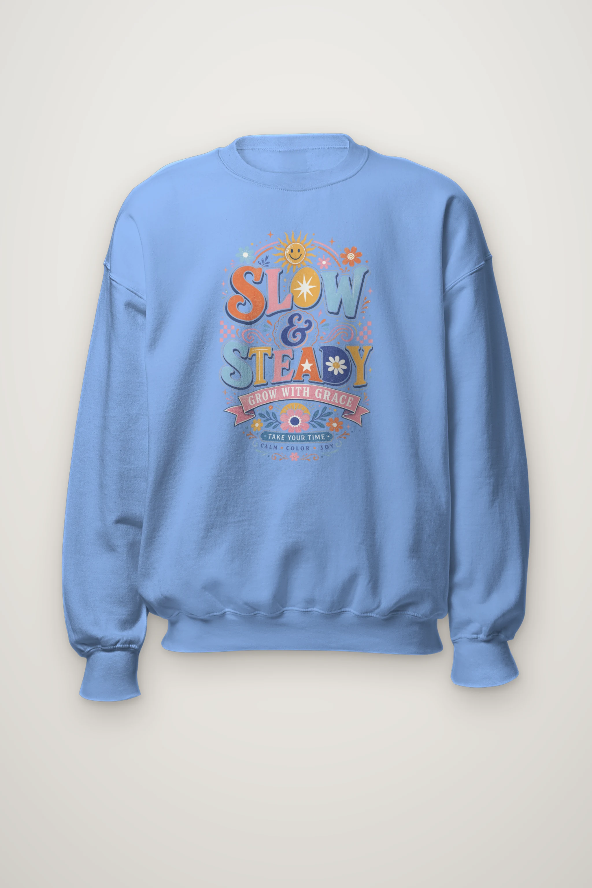 "Slow And Steady" Heavy Blend Unisex Crewneck Sweatshirt