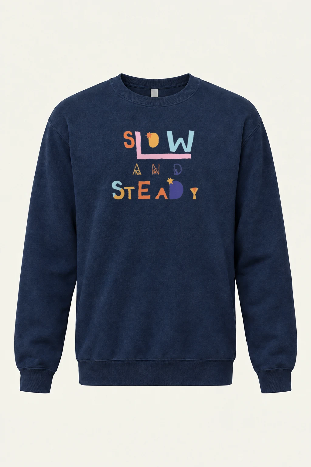 "Slow And Steady" Heavy Blend Unisex Crewneck Sweatshirt | Gildan 18000