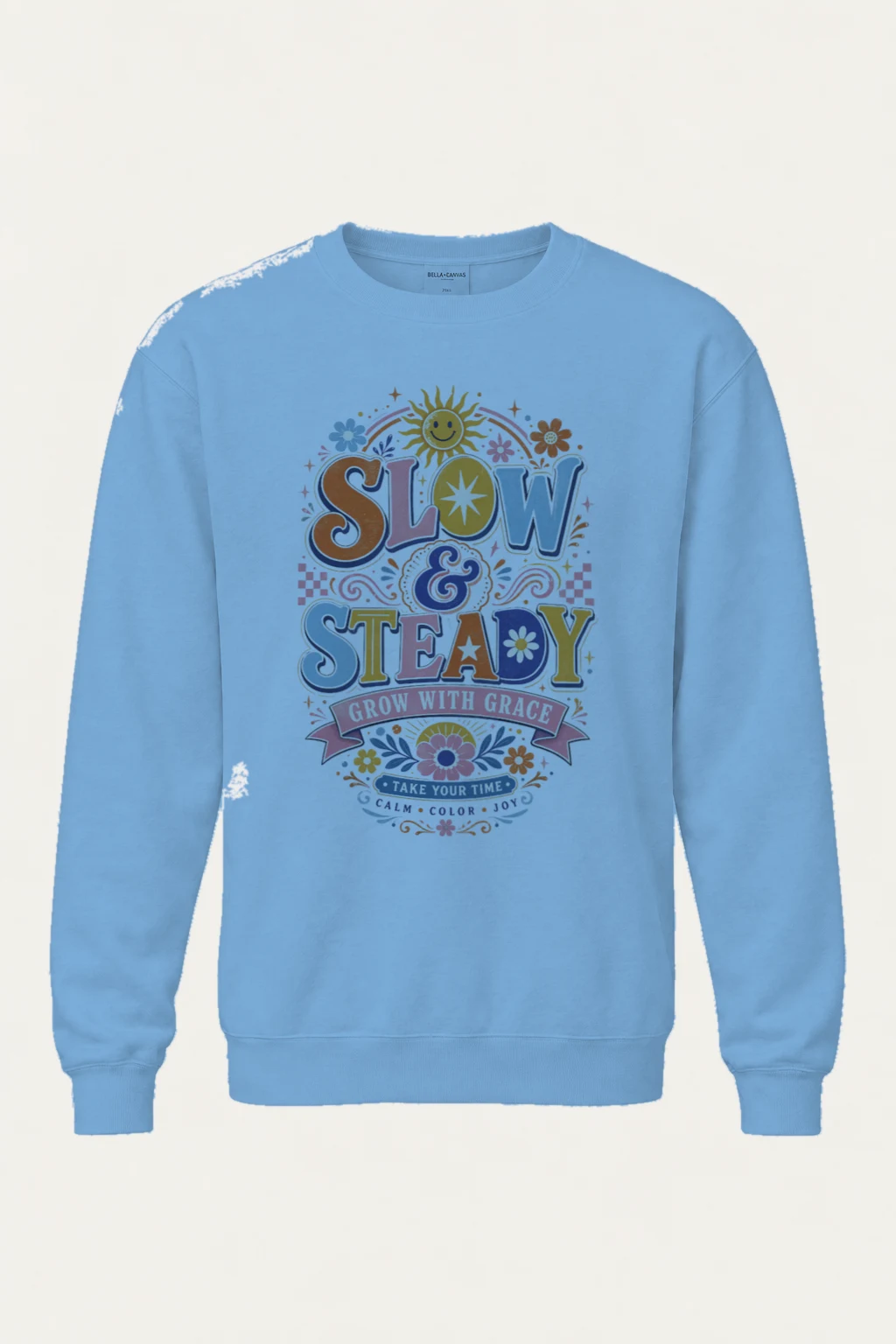 "Slow And Steady" Heavy Blend Unisex Crewneck Sweatshirt | Gildan 18000