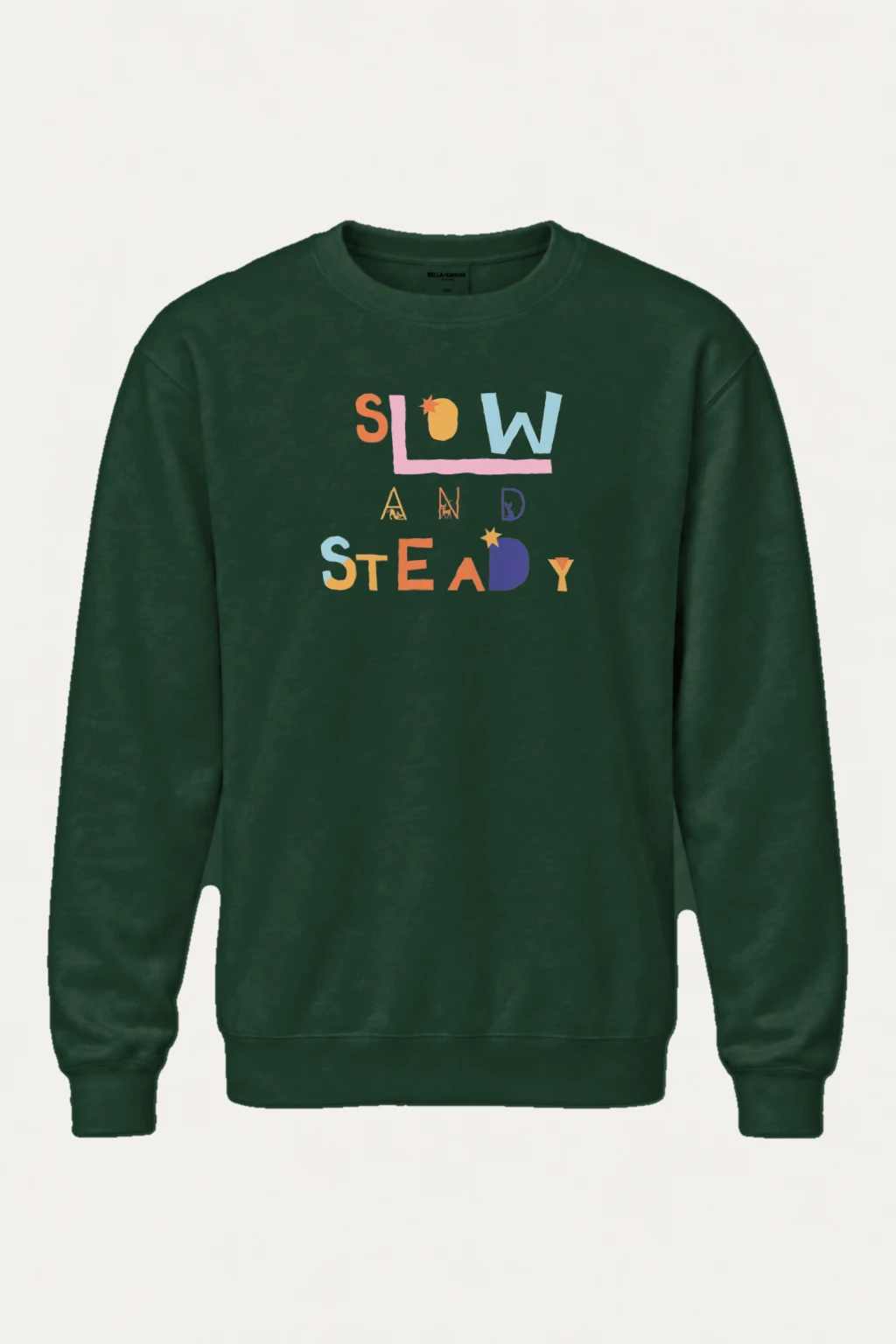 "Slow And Steady" Heavy Blend Unisex Crewneck Sweatshirt | Gildan 18000
