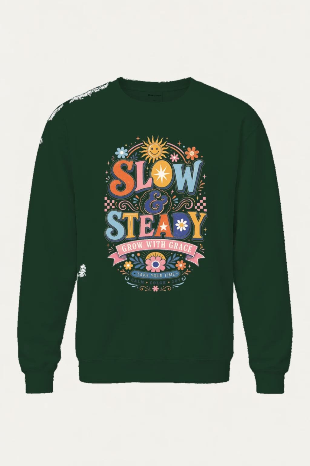"Slow And Steady" Heavy Blend Unisex Crewneck Sweatshirt | Gildan 18000