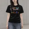 "Tiny Cats Typography" Heavyweight Unisex Crewneck T-shirt | Gildan 5000