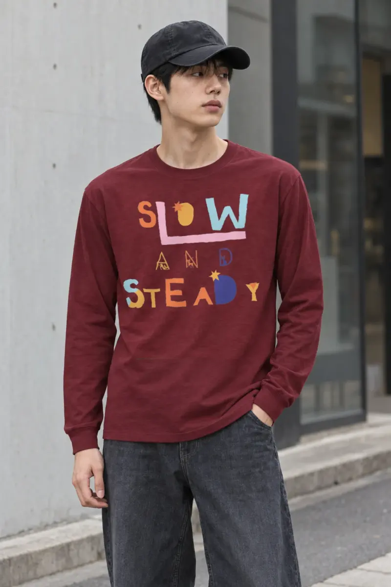 "Slow And Steady" Unisex Longsleeve T-shirt