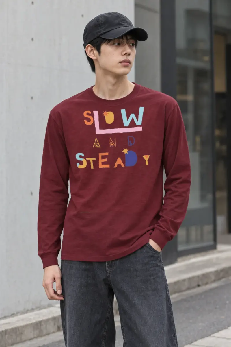 "Slow And Steady" Unisex Longsleeve T-shirt