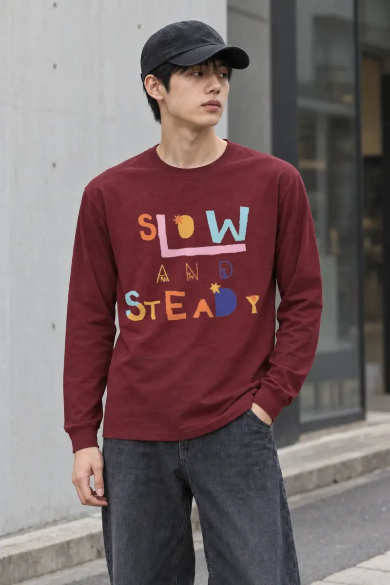 "Slow And Steady" Unisex Longsleeve T-shirt