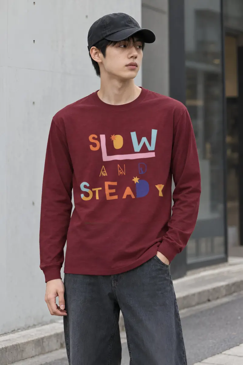 "Slow And Steady" Unisex Longsleeve T-shirt