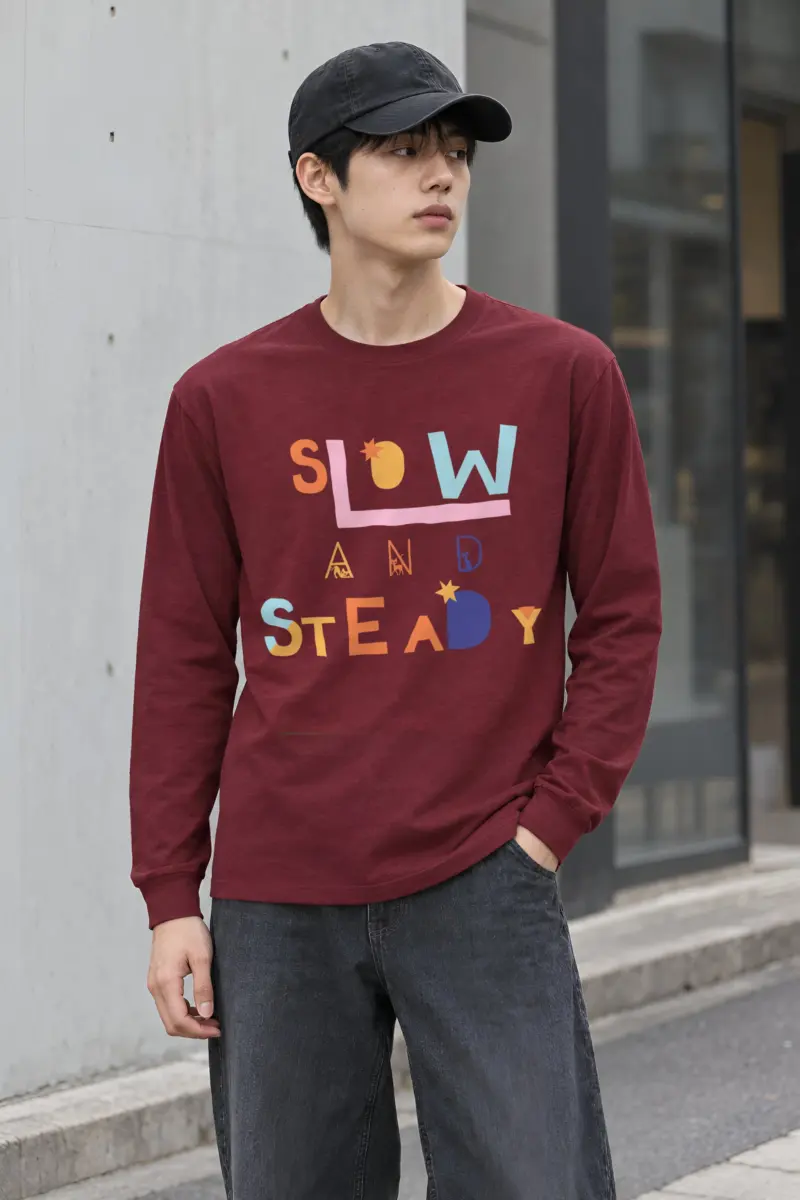 "Slow And Steady" Unisex Longsleeve T-shirt
