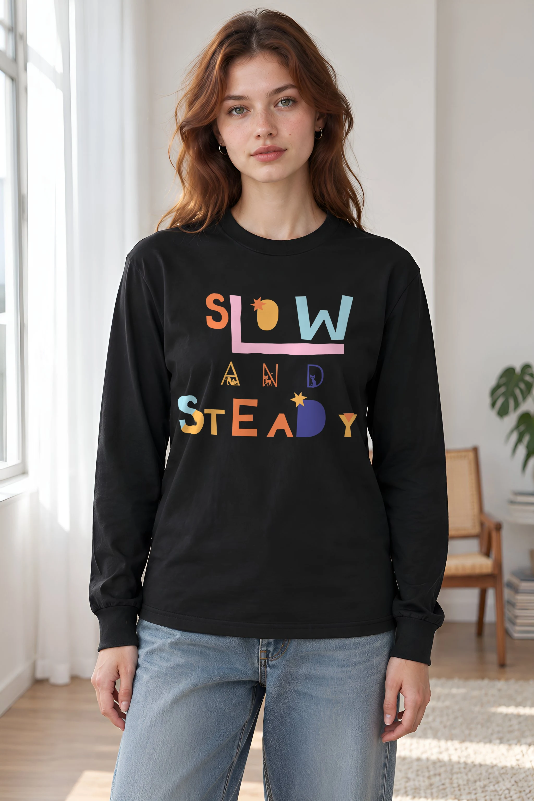 "Slow And Steady" Unisex Longsleeve T-shirt