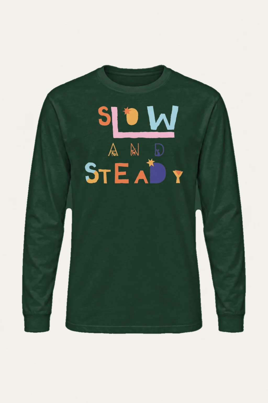 "Slow And Steady" Unisex Longsleeve T-shirt | Gildan 2400