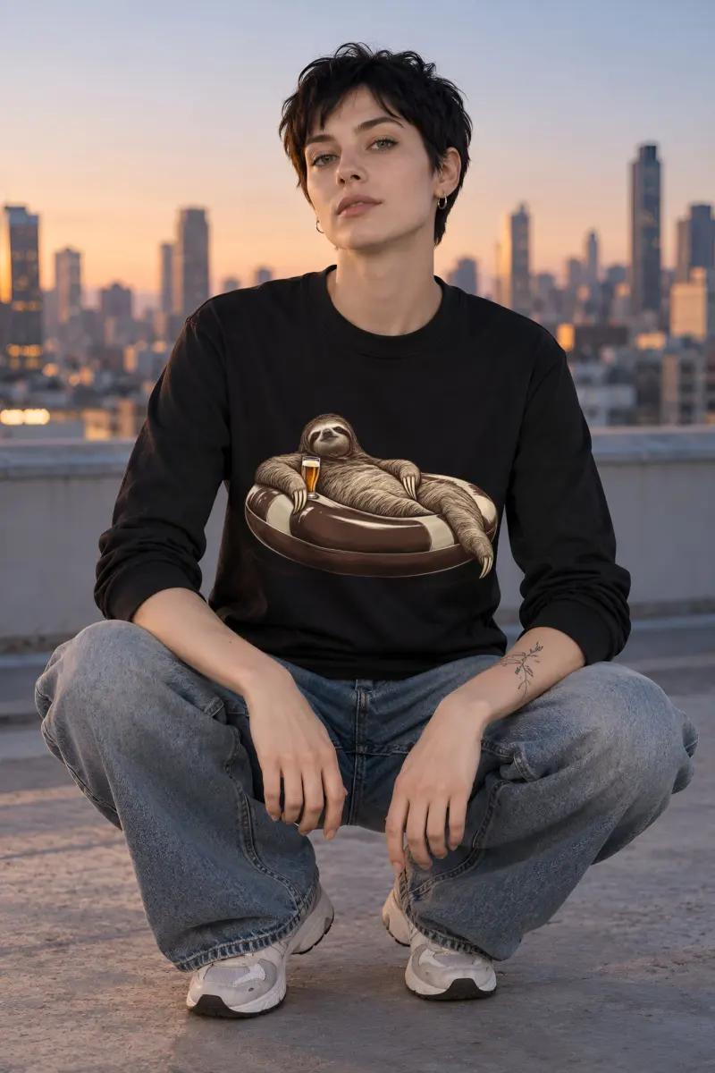 "Slow Float Study" Unisex Longsleeve T-shirt