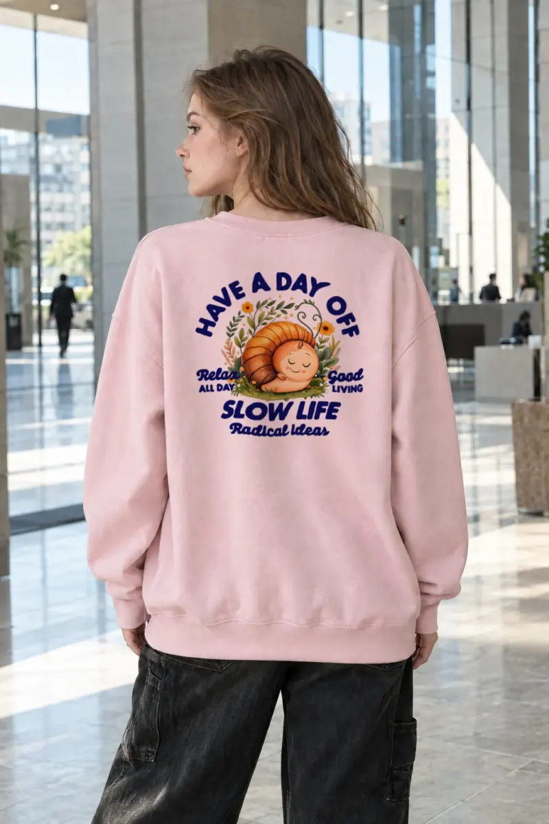 "Slow Life" Heavy Blend Unisex Crewneck Sweatshirt | Gildan 18000